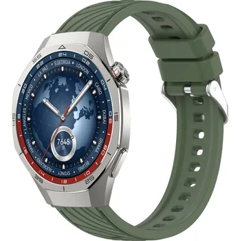 Příslušenství k chytrým hodinkám eses Vzorovaný silikonový řemínek - Zelený, 22 mm