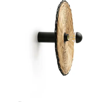 Svítidlo FARO COSTAS 400 H140 nástěnné a stropní svítidlo, černá/ratan - FARO FARO 62174-78