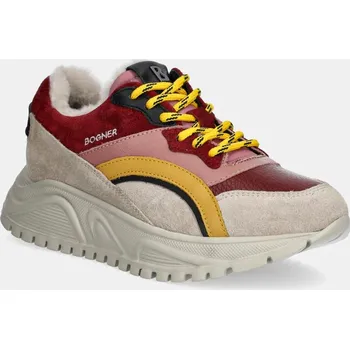 Dámské tenisky Kožené tenisky Bogner MALAGA 22441183 burgundské 83X, EUR 36