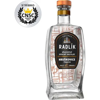 Pálenka Radlík Hruškovice Clappova 0,5l 45%