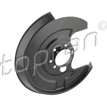 Brzdový kotouč Ochranný plech proti rozstřikování, brzdový kotouč TOPRAN 117 958