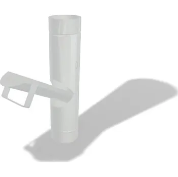 okap Prefa ALU dešťová klapka 100 mm / P.10 prefa bílá výklopka do sudu (č.10)