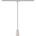 SLV - BIG WHITE PURI 2.0 Dome 1~ závěsné světlo, GU10, délka závěsu 200cm, 1x max. 6W, šedá barva - BIG WHITE (SLV) LA 1008265