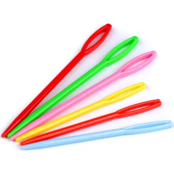 Nástroj na niť a příze Jehly plastové 7 a 9 cm 6ks