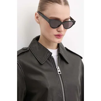 Sluneční brýle Sluneční brýle Bottega Veneta dámské, černá barva, BV1319S 99X, vel. 56