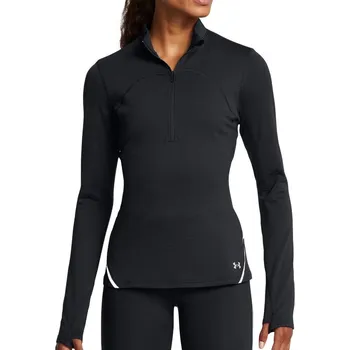 Dámská móda Triko Under Armour Vanish CW 1/2 Zip-BLK 1386417-001 Velikost M