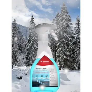 Postřikovač KRAMP Odmrazovač ve spreji 0,5 L s ruční pumpičkou