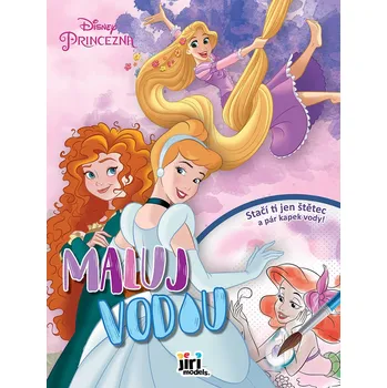 omalovánky JIRI MODELS Maluj vodou A4 Disney Princezny omalovánky | 14