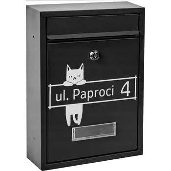Železářství Poštovní schránka euroschránka, vhoz M-TEC černá