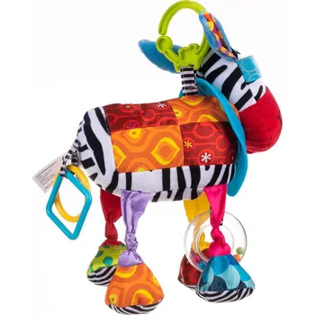Hračka pro nejmenší Bali Bazoo Závěsná hračka do kočárku Oslík Dave, vícebarevný