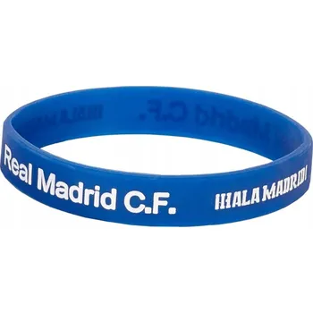 Náramek Bransoletka gumowa na rękę Real Madryt oficiální klubový produkt: modrý