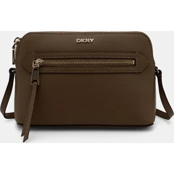 Kabelka Kožená kabelka Dkny zelená barva, R42EKE17 19X, vel. ONE SIZE