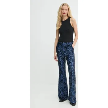 Dámské kalhoty Kalhoty ZADIG&VOLTAIRE dámské, černá barva, zvony, high waist, WWPA00808 99X, vel. 38