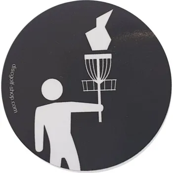 Disc golf Samolepka Discgolfový oheň (discgolf) (Originální samolepka z dílny Discgolf-Shop.com)