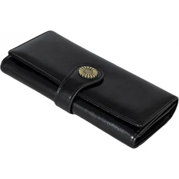 Peněženka Dámská peněženka z pravé kůže - černá černá