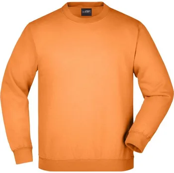 Chlapecká mikina Daiber Dětská mikina Round-Sweat Heavy Junior JN040K Barva: Oranžová, Velikost: XS 98/104