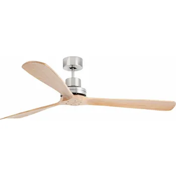 Dekorativní svítidlo FARO LANTAU XL, nikl/borovice, stropní ventilátor s DC motorem - FARO FARO 33504DC