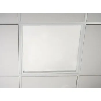 Bodové svítidlo KOHLLIGHTING LED panel ELITE bílý LED 37W 6000K 595x595mm opál PUSH hranaté - KOHL-Lighting KHL K50504.W.OP.6K.PU