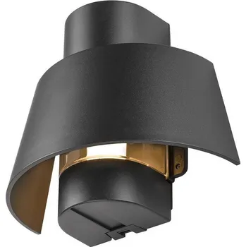 Venkovní osvětlení SLV - BIG WHITE PHOTONI nástěnné přisazené svítidlo, kónické, 1x max. 13 W, E27, černá - BIG WHITE (SLV) LA 1007585