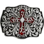 Stars and stripes GS-415 westernová přezka na opasek stříbrná