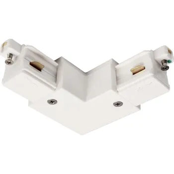 Bodové svítidlo LIGHT IMPRESSIONS Deko-Light 1-fázový kolejnicový systém, D One 90°-spojka, pravé, 220-240V bílá RAL 9016 73 mm - LIGHT IMPRESSIONS IMPR 720018