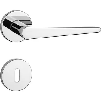 Dveřní kování AT - ARNICA - R 7S klika/klika, rozety PZ OC - Chrom lesklý