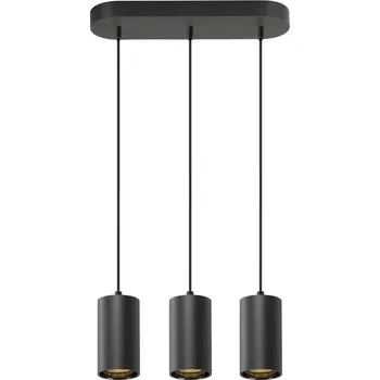 SLV - BIG WHITE ASTO TUBE závěsné svítidlo, GU10, délka závěsu 250 cm, max. 3x 10 W, černá - BIG WHITE (SLV) LA 1006435