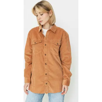 Dámská móda Roxy Let It Go Cord (camel) M, hnědá