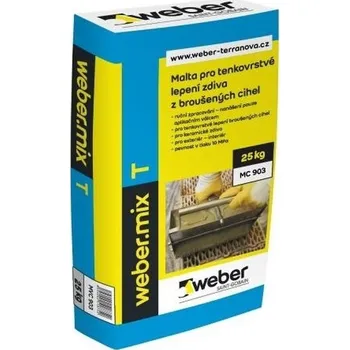 Tmel Tmel zdicí tenkovrstvý weber mix T – 25 kg