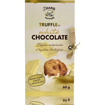 Čokoláda Zigante Bílá čokoláda s bílými lanýži 60 g