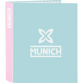 Set školních potřeb Kroužkový pořadač Munich Heaven Světle modrá A4 (27 x 33 x 6 cm)