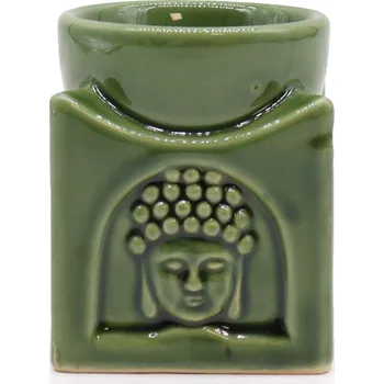 Čtvercová Aroma Lampa Buddha Varianta: Tmavý Nefrit -