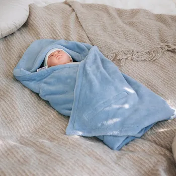 Dětská deka Tulimese Zavinovací celoroční deka modrá