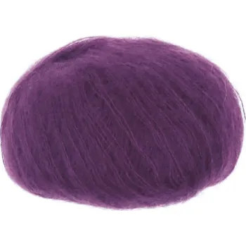 Příze Lana Gatto pletací příze mohér hedvábí SILK MOHAIR viola 9378