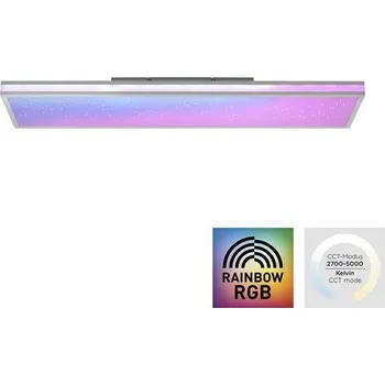 JUSTLIGHT MARIO WHIT LED stropní svítidlo, změna barev, dálkový ovladač, stmívatelné RGB+2700-5000K - LEUCHTEN DIREKT / JUST LIGHT LD 14121-16