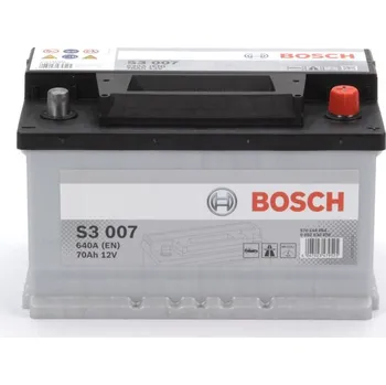 Autobaterie Autobaterie Bosch S3, 12V, 70Ah, 640A, S3 007