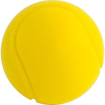 Masážní míček Molitanový softový míček 70 mm s prolisem Barva: žlutá