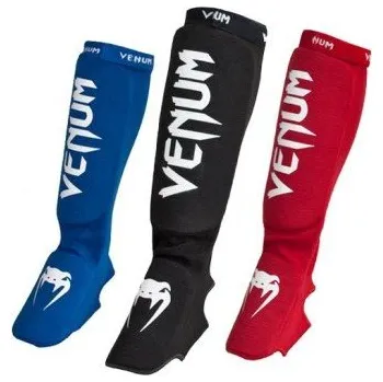 Chránič holeně pro bojový sport Chrániče holení a nártů Kontakt VENUM Barva: Black/Red