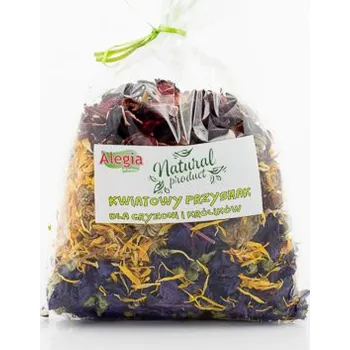 Krmivo pro hlodavce ALEGIA Floral treat - lahůdka pro hlodavce a králíky - 50g