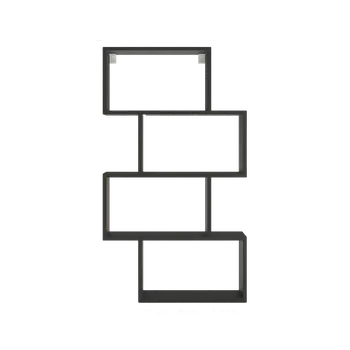 Knihovna Eltap Regál Egurro Materiál / Dekor: Černý