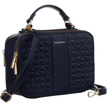 Kabelka Malá elegantní brašna z ekologické kůže - Peterson Barva: námořnictvo