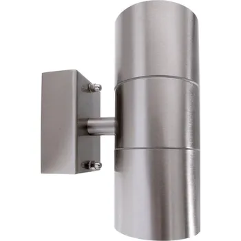 Venkovní osvětlení DEKOLIGHT Nástěnné svítidlo Zilly "Up & Down" 2x35W GU10 IP44 stříbrná - LIGHT IMPRESSIONS IMPR 731006