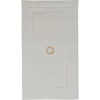 Koupelnová předložka Soft Cotton Koupelnová předložka SEHZADE 50x90 cm Barva: Smetanová / zlatá výšivka