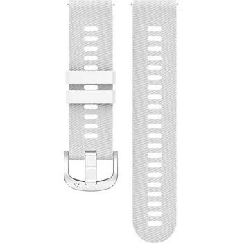 Řemínek na hodinky Silikonový řemínek Ricardo 20mm (pro Garmin Venu, Venu Sq, Venu Sq 2, Venu 2 plus aj.), bílý, Quick Release