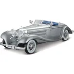 Maisto 1936 Mercedes-Benz 500 K Typ Specialroadster, metal šedá, 1 : 18