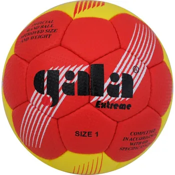 Míč na házenou Házenkářský míč Gala Extreme Junior - velikost míče č. 1 Barva: Červeno - Žlutá