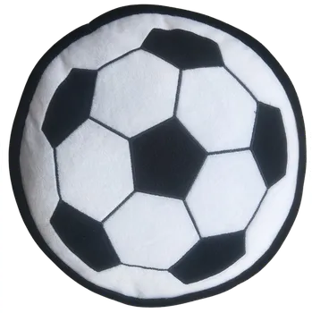 Dekorativní polštářek Sparkys Fotbal bílý/černý 31 cm