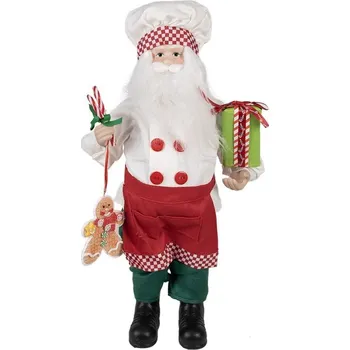 Vánoční dekorace Santa Claus 46 cm kuchař