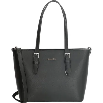 Kabelka Černá shopper kabelka s nastavitelnými rukojeťmi „Giovanna“