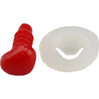 Doplněk k figurce Pro Háčkování Čumáček bezpečnostní 9 x 7 mm, červený Počet: 1 ks